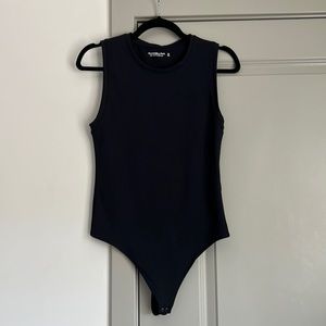 Abercrombie Soft AF Collection Black Bodysuit